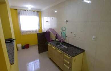 Imagem: O apartamento possui 2 Dormitórios, 1 Banheiro, 1 Vaga na garagem