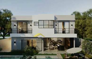 Imagem: A casa em condomínio possui 4 Dormitórios, 5 Banheiros, 4