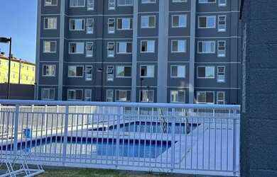 Imagem: O apartamento possui 2 Dormitórios, 1 Banheiro, 1 Vaga na garagem