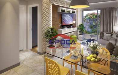 Imagem: O apartamento à venda possui 1 Dormitório, 1 Banheiro, 2 Vagas