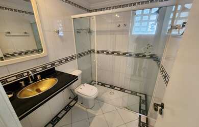 Imagem: O apartamento na cobertura possui 4 Dormitórios, 5 Banheiros