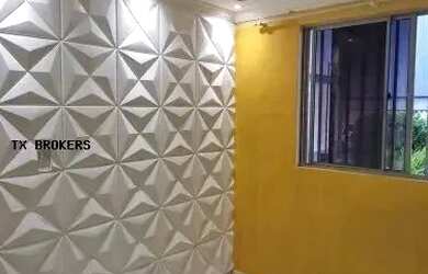 Imagem: O apartamento possui 2 Dormitórios, 1 Banheiro, 1 Vaga na garagem