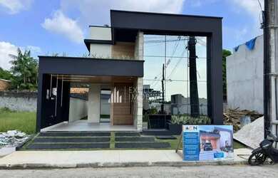 Imagem: A casa em condomínio possui 3 Dormitórios, 4 Banheiros, 1