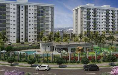 Imagem: O apartamento possui 3 Dormitórios, 2 Banheiros, 1 Vaga na