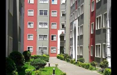 Imagem: O apartamento possui 2 Dormitórios, 1 Banheiro, 1 Vaga na garagem