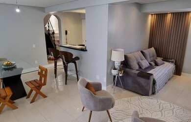 Imagem: O apartamento na cobertura possui 3 Dormitórios, 2 Banheiros