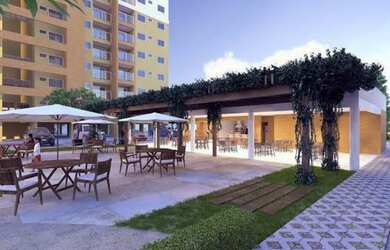 Imagem: O apartamento possui 3 Dormitórios, 1 Banheiro, 1 Vaga na garagem