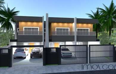 Imagem: A casa possui 3 Dormitórios, 2 Banheiros, 2 Vagas na garagem