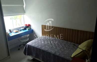 Imagem: A casa em condomínio possui 4 Dormitórios, 3 Banheiros, 2