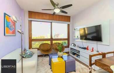 Imagem: O apartamento na cobertura possui 2 Dormitórios, 3 Banheiros