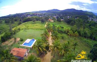 Imagem: A fazenda possui 50.000m² de Área, Piscina, Área de serviço