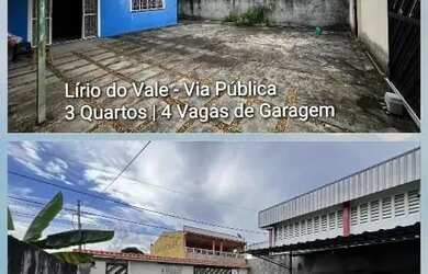 Imagem: A casa possui 3 Dormitórios, 2 Banheiros, 4 Vagas na garagem