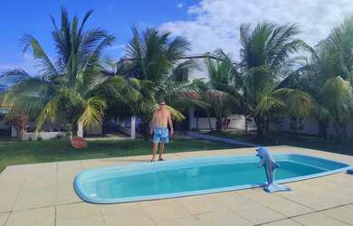 Imagem: A casa em condomínio possui 4 Dormitórios, 5 Banheiros, 5