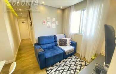 Imagem: O apartamento possui 2 Dormitórios, 1 Banheiro, 1 Vaga na garagem