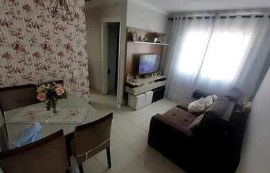 Imagem: O apartamento possui 2 Dormitórios, 1 Banheiro, 1 Vaga na garagem