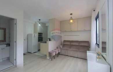 Imagem: O studio possui 1 Dormitório, 1 Banheiro, 27m² de Área, Imóvel