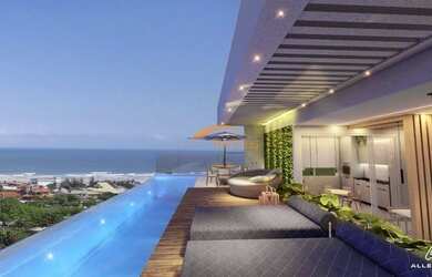 Imagem: O studio possui 1 Dormitório, 1 Banheiro, 49m² de Área e