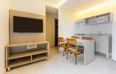 Imagem: O apartamento possui 1 Dormitório, 1 Vaga na garagem, Imóvel