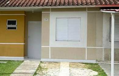 Imagem: A casa em condomínio possui 2 Dormitórios, 1 Banheiro, 100m²