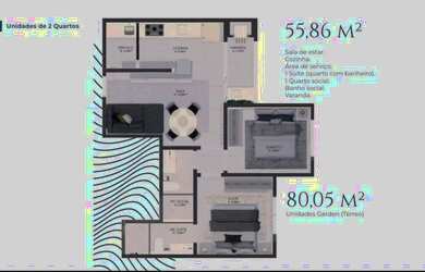 Imagem 8: Tévere Apartamentos de 2 e 3 Quartos na 108 Sul Palmas - TO