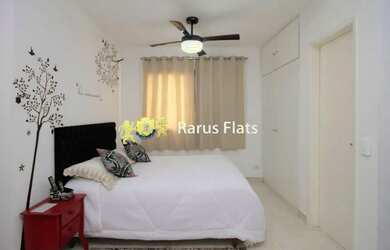 Imagem: O studio possui 1 Dormitório, 1 Banheiro, 1 Vaga na garagem