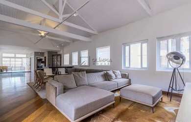 Imagem: O apartamento na cobertura possui 5 Dormitórios, 5 Banheiros