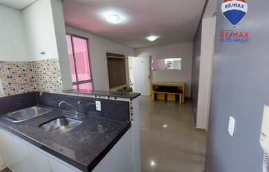 Imagem: O apartamento possui 2 Dormitórios, 1 Banheiro, 1 Vaga na garagem