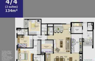 Imagem 15: Apartamento a venda com 3 suítes com 134m² em Ludco Greenville