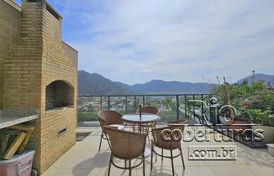 Imagem 4: Cobertura à venda no Recreio. Barra Bonita. Nova. Vista panorâmica....