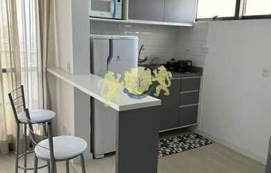 Imagem: O studio possui 1 Dormitório, 1 Banheiro, 1 Vaga na garagem