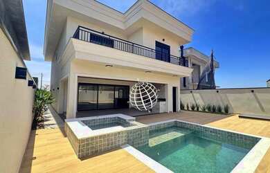 Imagem: A casa em condomínio possui 3 Dormitórios, 5 Banheiros, 4