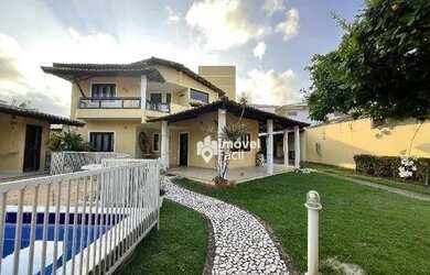 Imagem: A casa em condomínio possui 4 Dormitórios, 5 Banheiros, 4