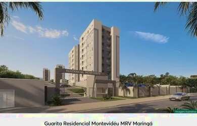 Imagem: O apartamento possui 2 Dormitórios, 1 Banheiro, 1 Vaga na garagem