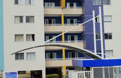 Imagem: O apartamento possui 2 Dormitórios, 1 Banheiro, 1 Vaga na garagem