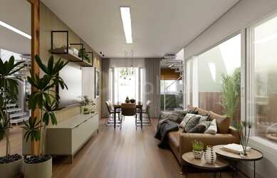 Imagem: A casa possui 3 Dormitórios, 3 Banheiros, 2 Vagas na garagem