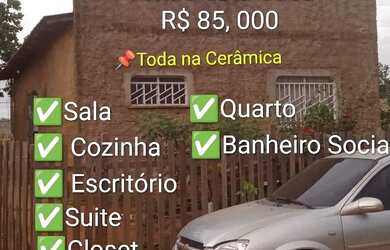 Imagem: A casa possui 2 Dormitórios, 2 Banheiros e está localizado