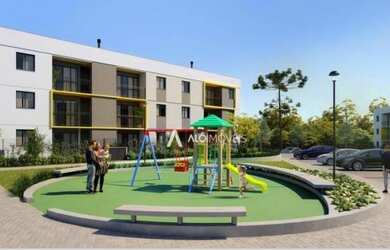 Imagem: O apartamento possui 2 Dormitórios, 1 Banheiro, 1 Vaga na garagem