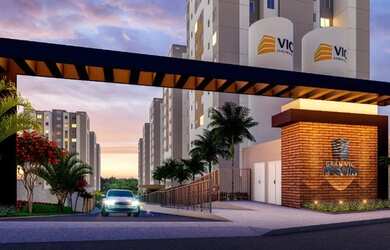 Imagem: O apartamento possui 2 Dormitórios, 1 Banheiro, 1 Vaga na garagem