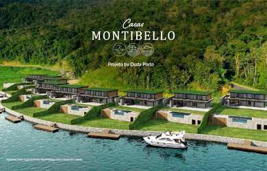 Imagem: A casa em condomínio possui 5 Dormitórios, 5 Banheiros, 2