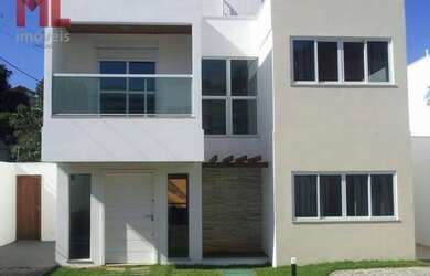 Imagem: A casa em condomínio possui 4 Dormitórios, 4 Banheiros, 1