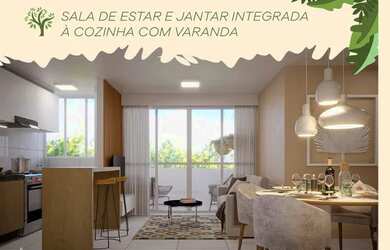 Imagem: O apartamento possui 2 Dormitórios, 1 Banheiro, 1 Vaga na garagem