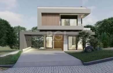 Imagem: A casa em condomínio possui 3 Dormitórios, 1 Banheiro, 2 Vagas