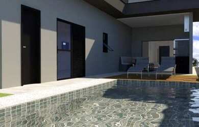 Imagem: A casa possui 3 Dormitórios, 4 Banheiros, 3 Vagas na garagem