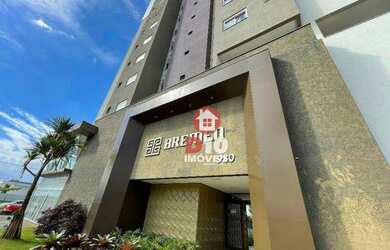 Imagem: O apartamento possui 3 Dormitórios, 1 Banheiro, 1 Vaga na garagem