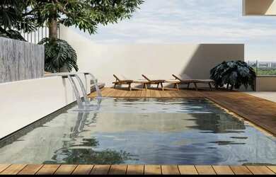 Imagem: A casa em condomínio possui 4 Dormitórios, 5 Banheiros, 2