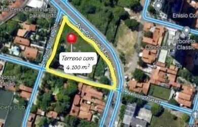 Imagem: O terreno possui 4.100m² de Área e está localizado em Guararapes