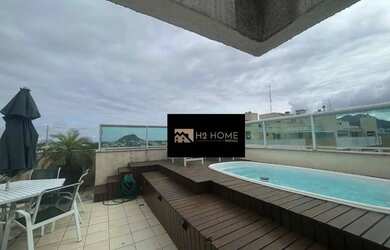 Imagem: O apartamento na cobertura possui 3 Dormitórios, 2 Banheiros