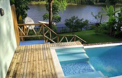 Imagem 1: Maravilhosa lagoa Aruá a 5km de Praia do Forte Favor ler descrição