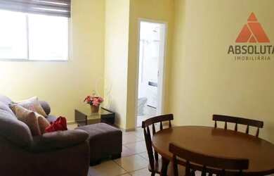 Imagem: O apartamento possui 2 Dormitórios, 1 Banheiro, 2 Vagas na