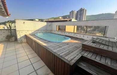 Imagem: O apartamento na cobertura possui 3 Dormitórios, 2 Banheiros